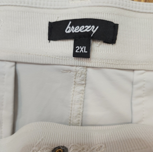 Breezy Mens Gold Shorts Size XXL Performance Lightweight Stone - Picture 2 of 6